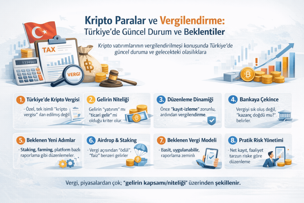 Kripto Paralar ve Vergilendirme: Türkiye’de Güncel Durum ve Beklentiler