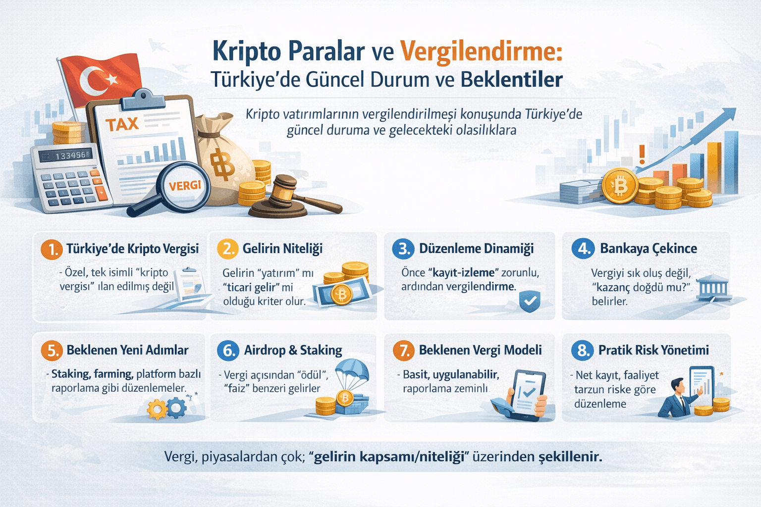 Kripto Paralar ve Vergilendirme: Türkiye’de Güncel Durum ve Beklentiler