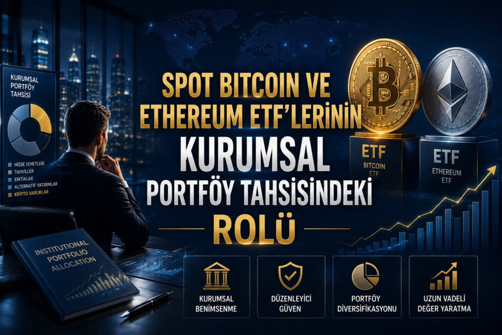 Spot Bitcoin ve Ethereum ETF'lerinin Kurumsal Portföy Tahsisindeki Rolü 7 Spot Bitcoin ve Ethereum ETF'lerinin Kurumsal Portföy Tahsisindeki Rolü